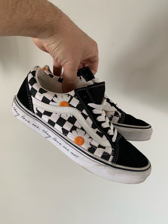 Vans Shoes - Vans Checkerboard Daisy Old Skool Sneakers